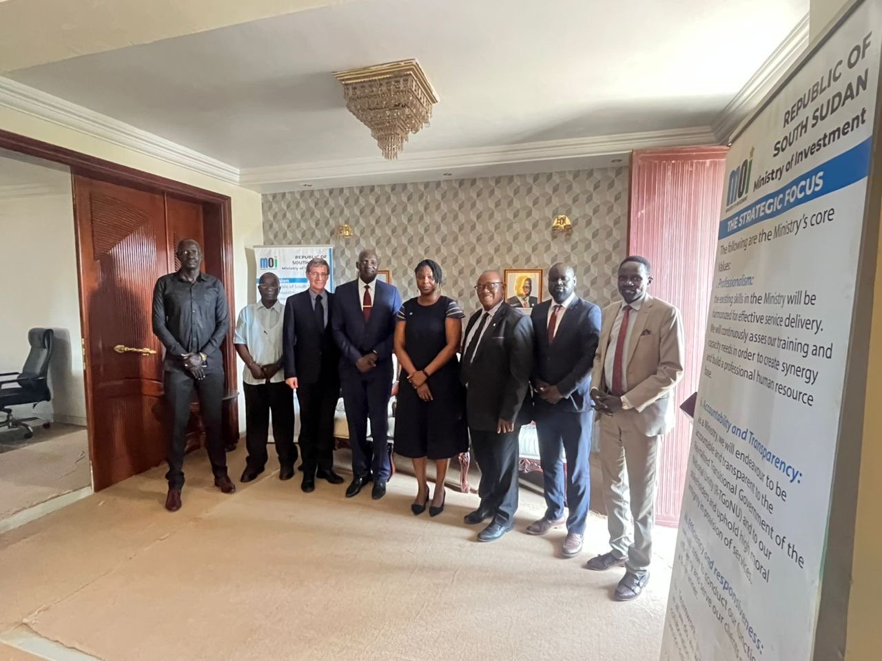 Engagement with the International Trade Centre team and the Director of External Trade at the Ministry of Trade and Industry, in my capacity as a consultant supporting ITC.