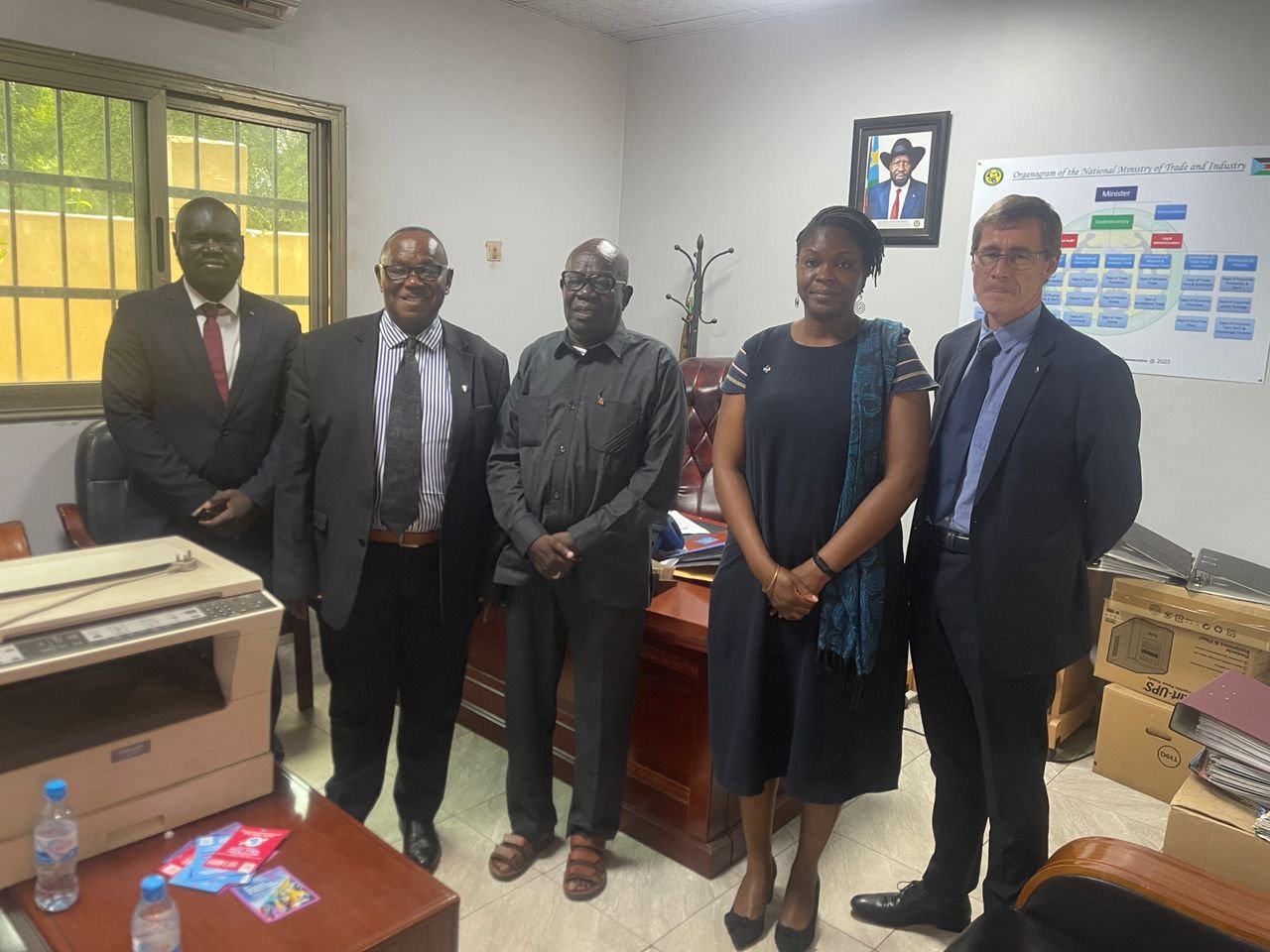 Engagement with the International Trade Centre team and the Director of External Trade at the Ministry of Trade and Industry, in my capacity as a consultant supporting ITC.